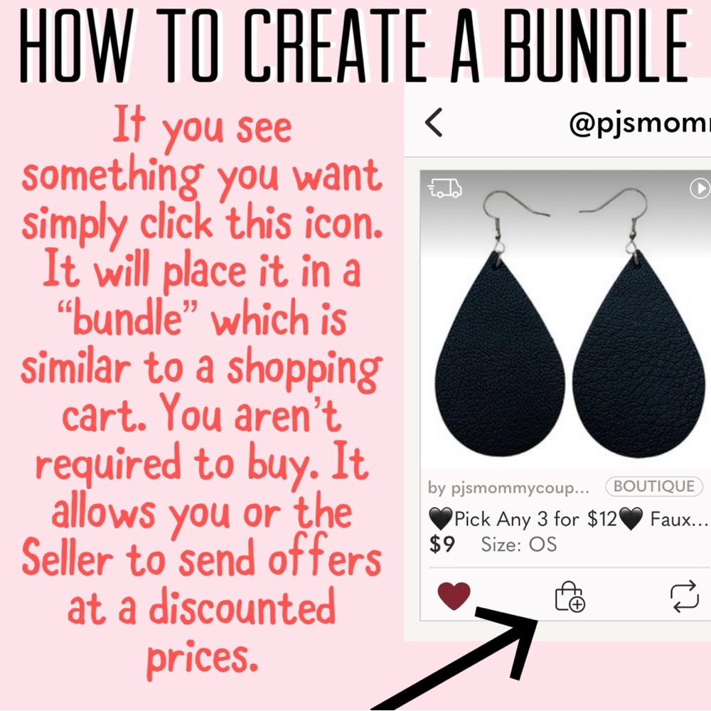 đź–¤Pick Any 3 for $12đź–¤ Faux Leather Dangle Earrings - Picture 5 of 5